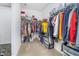 Spacious walk-in closet providing ample storage solutions at 5304 Maywood Dr, Whitestown, IN 46075