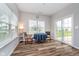 Cozy dining area with outdoor view at 5304 Maywood Dr, Whitestown, IN 46075