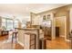 Open kitchen featuring stainless steel appliances, granite countertops, and ample storage space at 626 N Senate Ave, Indianapolis, IN 46202