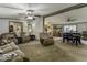 Open-concept living and dining area with comfortable seating at 6691 S County Road 350 W, Clayton, IN 46118