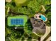 Aerial view of property featuring a tennis court, pool, patio, and lush landscaping at 7016 Royal Oakland Way, Indianapolis, IN 46236