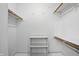 Spacious walk-in closet with built in shelving and clothes rails at 7510 Harbour, Indianapolis, IN 46240