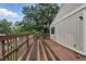 Spacious wooden deck, perfect for outdoor relaxation and entertaining, with beautiful views at 7940 Sunfield Ct, Indianapolis, IN 46214
