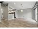 Bright, open-concept living area flowing into the kitchen at 7940 Sunfield Ct, Indianapolis, IN 46214