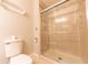Bathroom featuring tile shower with glass door at 8772 W Evergreen Dr, Columbus, IN 47201