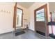 Garage entry with a sink, utility area and easy access to the rest of the house at 8772 W Evergreen Dr, Columbus, IN 47201