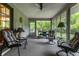 Relaxing sunroom with seating and outdoor views at 8905 Washington Blvd West Dr, Indianapolis, IN 46240