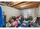Unfinished basement offering ample storage space and potential for customization at 9756 Brook Meadow Dr, McCordsville, IN 46055