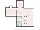 Detailed floor plan showcasing the layout of the home's basement at 9756 Brook Meadow Dr, McCordsville, IN 46055