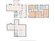 Detailed floor plan showcasing the layout of the home's first, second, and third floors at 9756 Brook Meadow Dr, McCordsville, IN 46055
