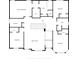 Second floor plan featuring primary bedroom, Gathering room, and additional bedrooms at 9917 Gallop Ln, Fishers, IN 46040
