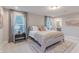 Bright bedroom featuring neutral decor, a decorative rug, bedside tables, and bright windows at 1085 Bevy Blvd, Danville, IN 46122