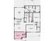 Second floor layout showing the primary suite, bath, laundry and additional bedrooms at 1088 Bevy Blvd, Danville, IN 46122