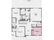 Upstairs floorplan showcasing the primary suite, three additional bedrooms, a loft, two bathrooms, and a laundry room at 1108 Bevy Blvd, Danville, IN 46122