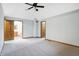 Bright bedroom with spacious layout, featuring entry to bathroom and walk-in closet at 11469 Woodview Ct, Fishers, IN 46038