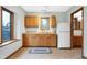 This kitchenette includes ample counter space and natural light from a beautiful window at 11469 Woodview Ct, Fishers, IN 46038