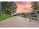 A private dock with a boat lift and water access enhances the property's appeal for water enthusiasts at 11911 W Grandview Dr, Columbus, IN 47201