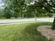 Well-maintained front yard showing lawn, sidewalk, street and mature trees at 13911 Naples Dr, Fishers, IN 46038