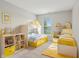 Bright bedroom with bunk beds and playful decor at 14036 Rayners Ln, Fishers, IN 46037
