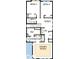 Detailed second story floor plan showcasing layout of bedrooms, bathrooms, and living spaces at 17399 Dovehouse Ln, Westfield, IN 46074