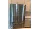 Stainless steel Samsung refrigerator with a three door design at 17399 Dovehouse Ln, Westfield, IN 46074