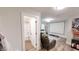 Basement view highlighting a bathroom, theater and lounge area at 247 Poplar St, Westfield, IN 46074