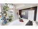 Bright bedroom featuring a large window, indoor plants, and minimalist decor at 247 Poplar St, Westfield, IN 46074