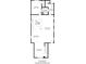 Detailed floor plan showcasing the layout of the first floor including kitchen and living room at 326 Parkway Ave, Indianapolis, IN 46225