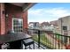 Charming balcony with a seating area and an expansive neighborhood view at 435 Virginia Ave # 108, Indianapolis, IN 46203