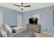 Comfortable bedroom with a contemporary design and a relaxing vibe at 435 Virginia Ave # 108, Indianapolis, IN 46203