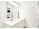 Bright bathroom showcasing double sinks, modern faucets, and a large mirror for a sleek design at 4397 Persian St, Greenwood, IN 46143