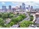 City skyline view from rooftop, showcasing a blend of modern skyscrapers and historic buildings at 558 E Vermont St, Indianapolis, IN 46202