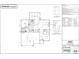 Detailed first-floor mechanical plan exhibiting the layout of the kitchen, Gathering room, and home office at 6450 Stone Side Dr, Plainfield, IN 46168