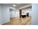 Spacious kitchen with stainless steel appliances, butcher block island, and ample natural light at 909 N Temple Ave, Indianapolis, IN 46201