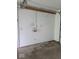 A spacious garage with a garage door and concrete floors is perfect for a car at 922 Eagle Brook Dr, Shelbyville, IN 46176