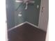 The unfinished laundry room has all the hookups and is ready for finishing at 922 Eagle Brook Dr, Shelbyville, IN 46176