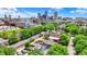 Aerial view of the property with city skyline in the background at 925 Fayette St, Indianapolis, IN 46202