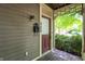 Front porch with classic details including a mailbox and decorative trim at 925 Fayette St, Indianapolis, IN 46202