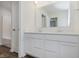 Bright bathroom with double vanity and tub at 9741 Oleander Dr, Fishers, IN 46250