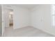 Inviting bedroom featuring a view to the bathroom and closet at 9741 Oleander Dr, Fishers, IN 46250
