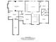 This floor plan shows the second floor of the home, including the primary bedroom and three additional bedrooms at 11227 Woods Bay Ln, Indianapolis, IN 46236