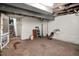 Utility basement featuring painted concrete walls, stairs, and utility hookups, offering practical space at 1138 N Oxford St, Indianapolis, IN 46201