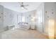Bright bedroom with white walls, unique decor, and ample natural light at 11404 Hanbury Manor Blvd, Noblesville, IN 46060