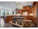 Luxury kitchen showcasing custom cabinetry, center island, and ample countertop space at 11404 Hanbury Manor Blvd, Noblesville, IN 46060