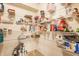 Spacious walk-in pantry featuring extensive shelving for ample storage space at 11919 Gatwick View Dr, Fishers, IN 46037