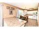 Eat-in kitchen features modern appliances, ample counter space, and a cozy dining area with backyard views at 1308 N Main St, Lapel, IN 46051