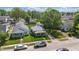 Aerial perspective highlighting property, surrounding neighborhood, landscaping, and streetscape at 145 S 7Th Ave, Beech Grove, IN 46107