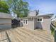 Backyard deck area that offers outdoor space for relaxation and entertainment at 145 S 7Th Ave, Beech Grove, IN 46107