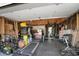 Well-lit, functional garage providing ample storage and workout space at 1627 Pleasant St, Indianapolis, IN 46203