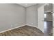 This bedroom features hardwood flooring and neutral walls at 1704 Beach St, Greenwood, IN 46143